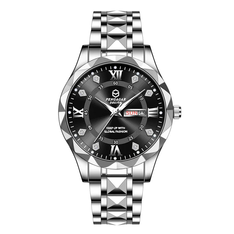 2025 Top Brand Men Business Sports Quartz Watch Classic Waterproof Luminous Calendar Creative Clock Male Personalized Wristwatch