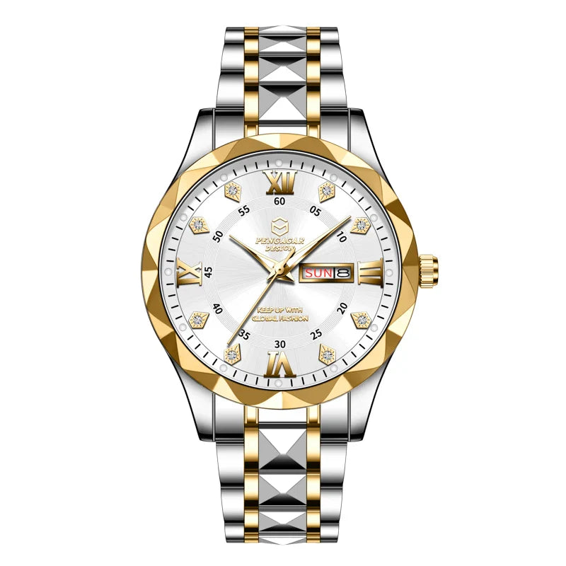 2025 Top Brand Men Business Sports Quartz Watch Classic Waterproof Luminous Calendar Creative Clock Male Personalized Wristwatch