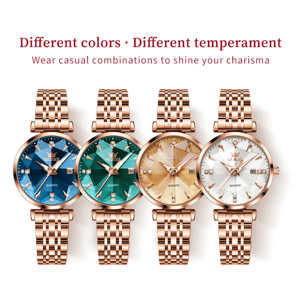 OLEVS brand watch fashion hot selling waterproof women's and men's
