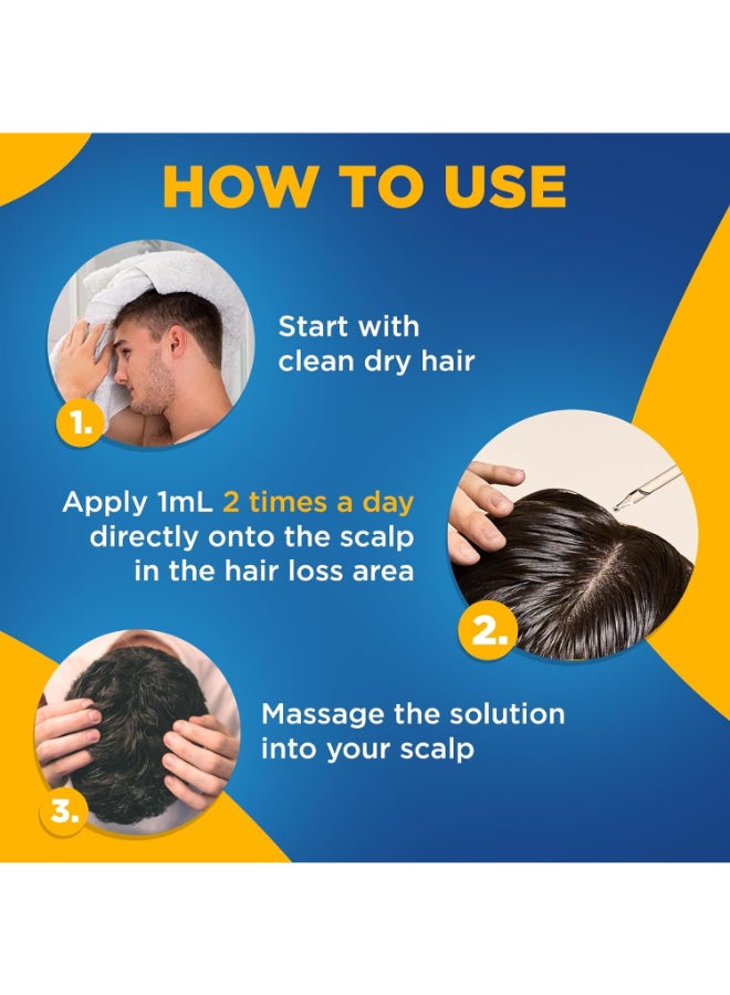 Kirkland Minoxidil 5% Extra Strength Hair Regrowth Treatment for Men 60ml Fast Results