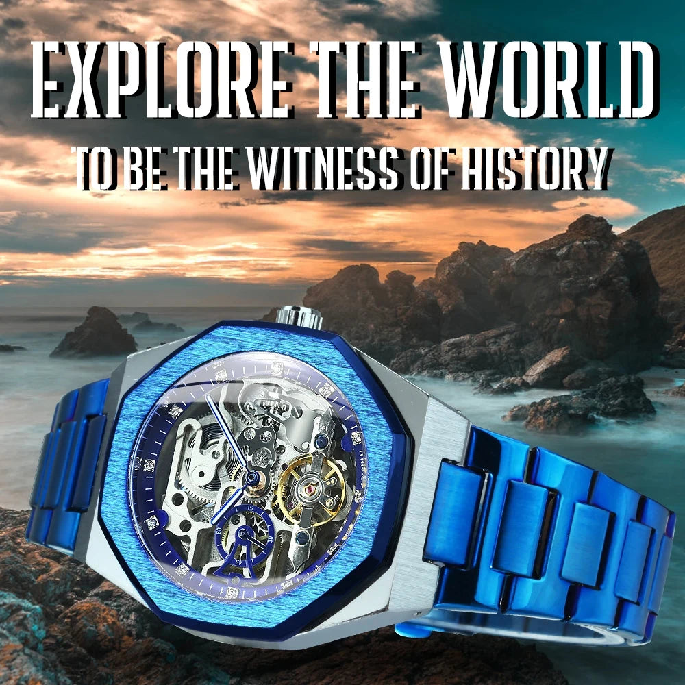 🔥 Luxury Redefined – Watch the Mechanics of Time in Style!