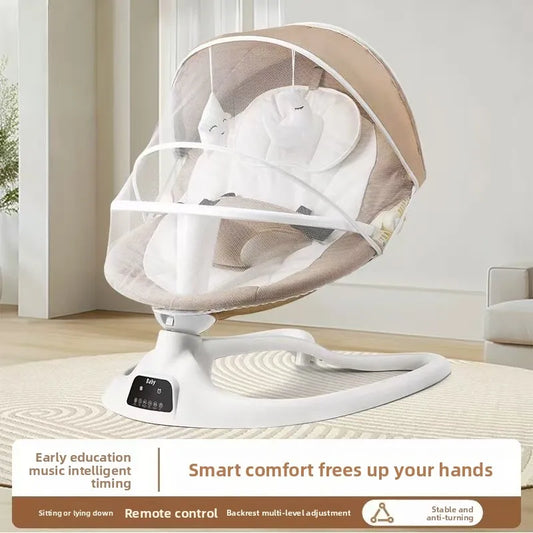 Baby Rocking Chair Electric Rocking Chair Baby Coaxing Artifact Multifunctional Baby Soothing Chair Newborn Sleeping Cradle Bed