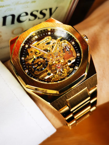 🔥 Luxury Redefined – Watch the Mechanics of Time in Style!