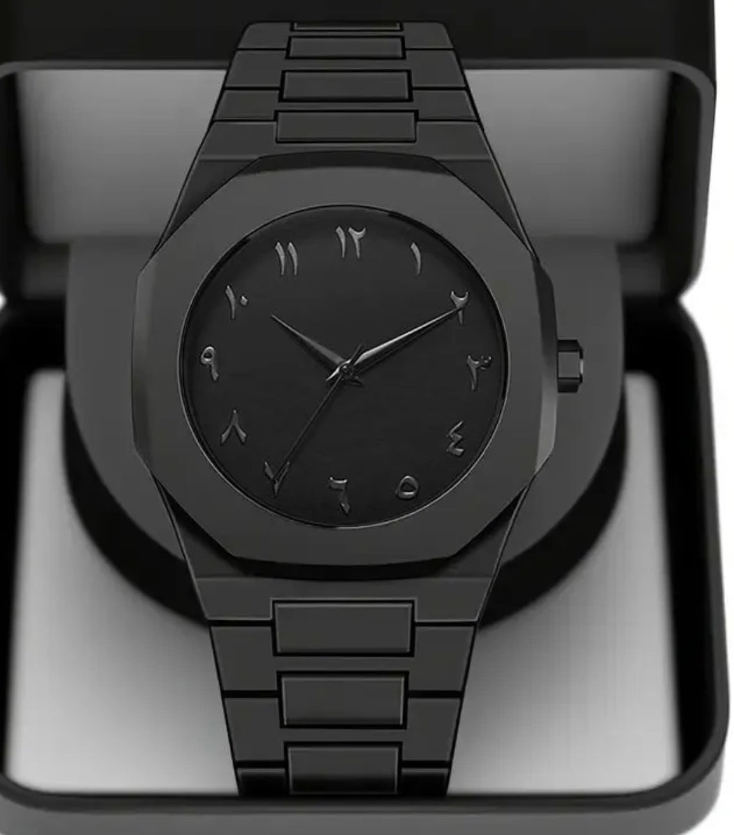 ✨⌚ VA VA VOOM Men’s Luxury Arabic Digital Watch 🖤 | Sport & Business Style 🔥