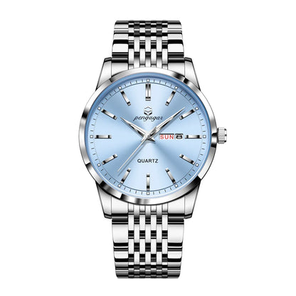 2025 New Top Brand Luxury Man Wristwatch Waterproof Luminous Date Men Watches Stainless Steel Quartz 43mm Men's Watch Male reloj